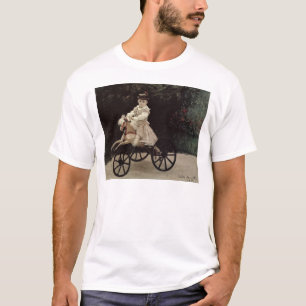 Camiseta Claude Monet Jean Monet em seu cavalo do