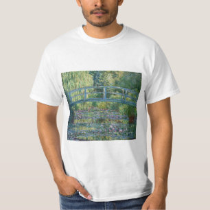 Camiseta Claude Monet - Lago de Nenúfares, Harmonia Verde