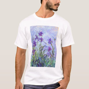 Camiseta Claude Monet - Lilac Irises / Iris Mauves