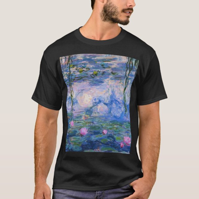 Camiseta Claude Monet - Lírios Água 1919 (Frente)