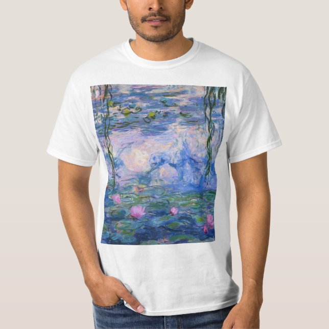 Camiseta Claude Monet - Lírios Água 1919 (Frente)