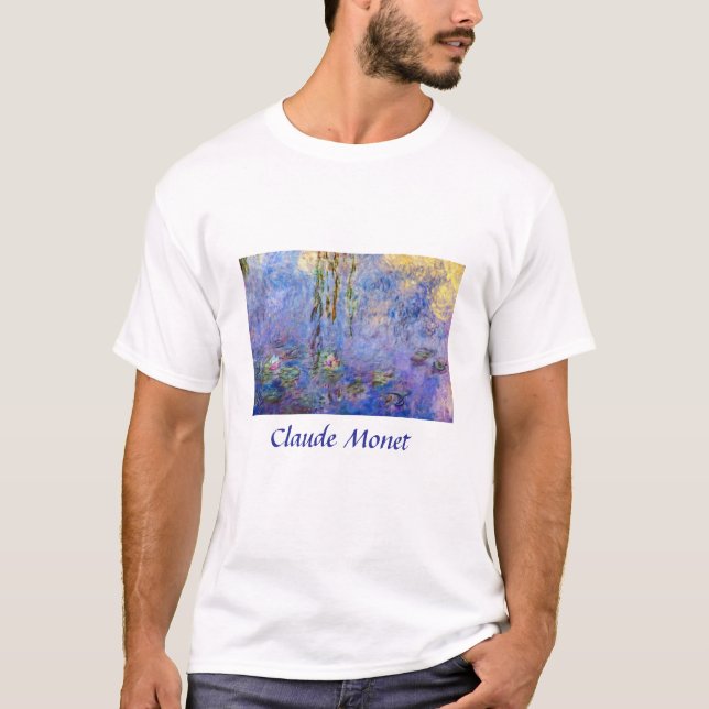 Camiseta Claude Monet - Lírios Hídricos (Frente)