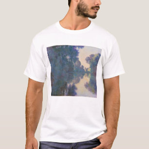 Camiseta Claude Monet  Manhã no Sena perto de Giverny