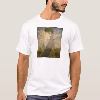 Camiseta Claude Monet: Mulher com Parasol, 1875