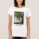 Camiseta Claude Monet - Mulheres no Jardim<br><div class="desc">Mulheres no Jardim / Femmes au jardin - Claude Monet,  Petróleo na Canvas, 1866</div>