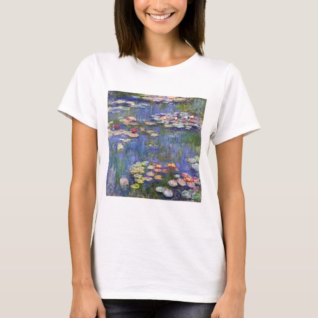 Camiseta Claude Monet - Nenúfares / Ninféias (Frente)