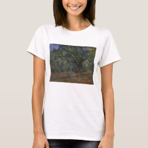 Camiseta Claude Monet   o carvalho de Bodmer, frentes de