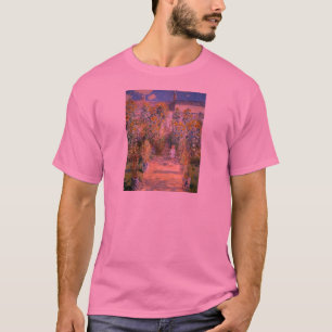 Camiseta Claude Monet o jardim do artista em Vétheuil, 1880