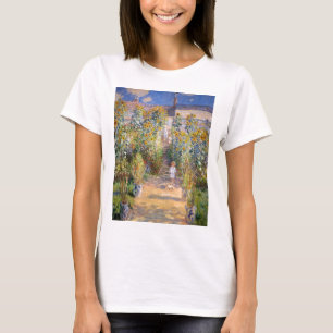 Camiseta Claude Monet o jardim do artista em Vétheuil, 1880