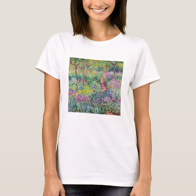 Camiseta Claude Monet - O Jardim Íris de Giverny (Frente)