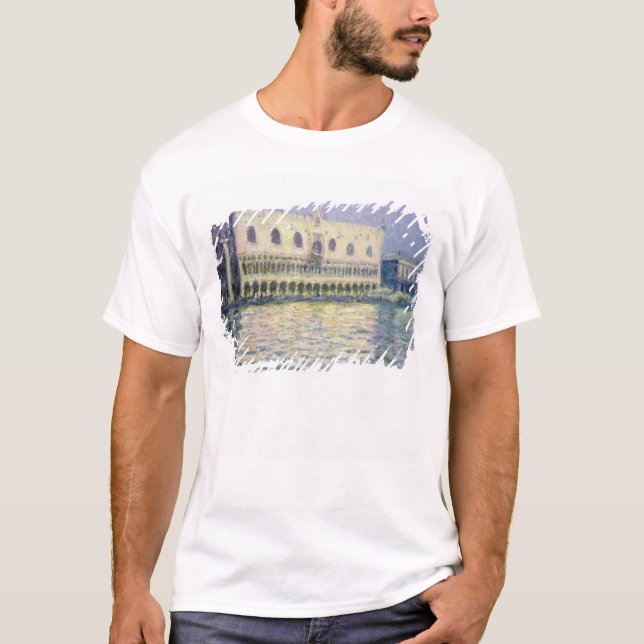 Camiseta Claude Monet | o Palácio Ducal, Veneza, 1908 (Frente)