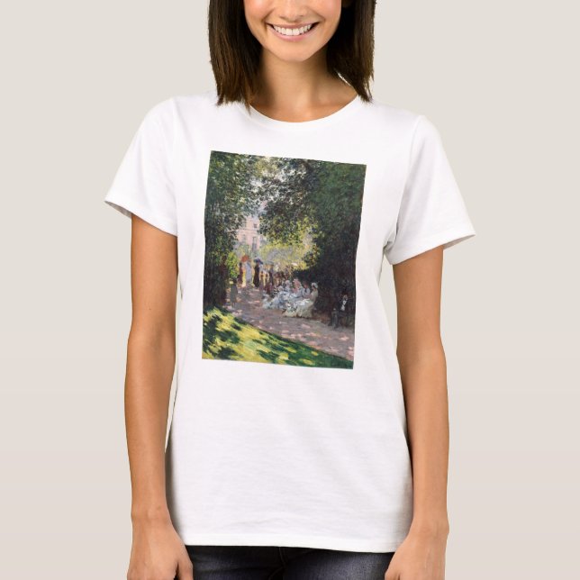 Camiseta Claude Monet | o Parc Monceau (Frente)