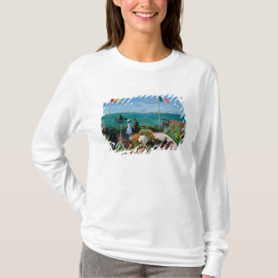 Camiseta Claude Monet o terraço em Sainte-Adresse, 1867