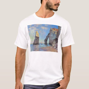 Camiseta Claude Monet //os penhascos em Etretat