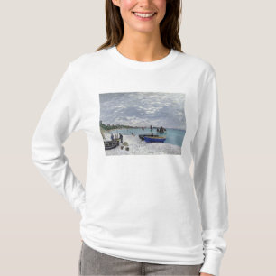 Camiseta Claude Monet Praia de Sainte-Adresse