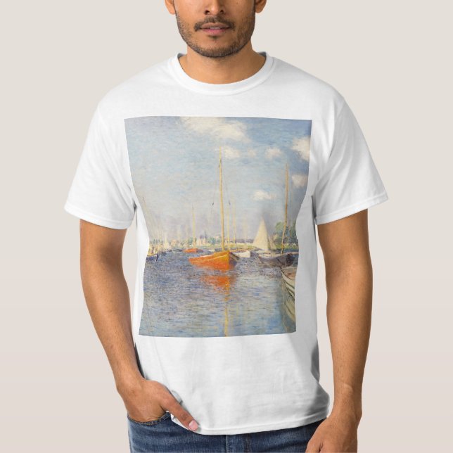Camiseta Claude Monet. Red Boats, Argentina (Frente)