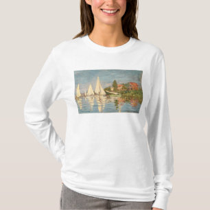Camiseta Claude Monet Regatta at Argenteuil, c.1872