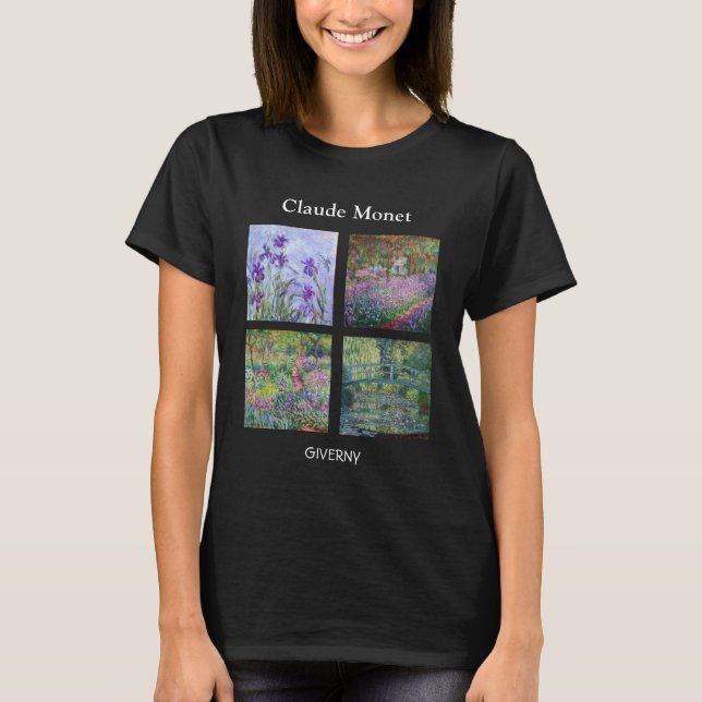 Camiseta Claude Monet - Seleção de obras-primas Giverny (Frente)