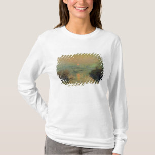 Camiseta Claude Monet Sun que ajusta-se sobre o Seine