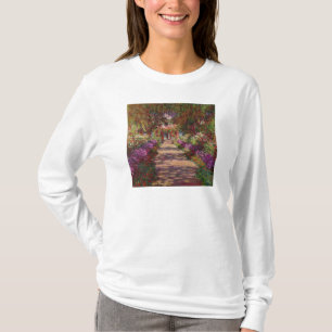 Camiseta Claude Monet   um caminho no jardim de Monet