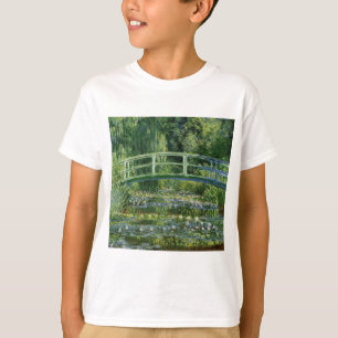 Camiseta Claude Monet Water Lily e Ponte Japonesa