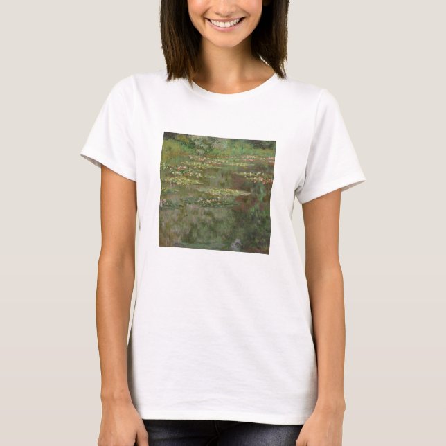Camiseta Claude Monet | Waterlilies ou a lagoa do lírio de (Frente)