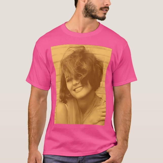 Camiseta Claudia Cardinale Em Laranja (Frente)