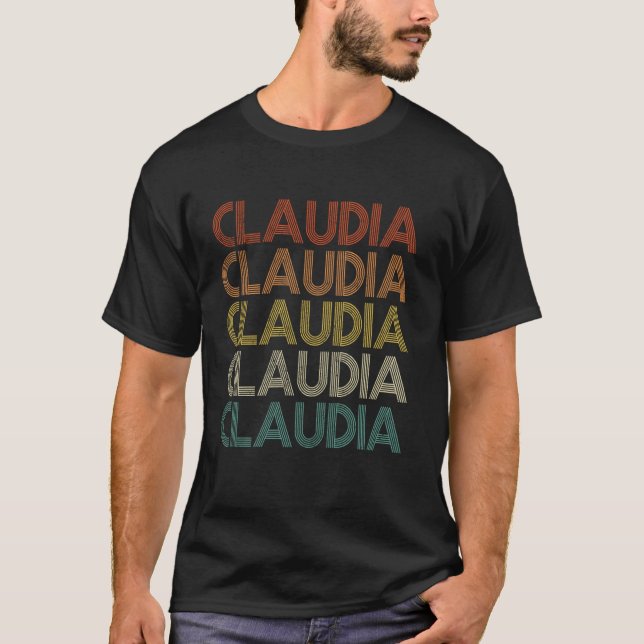 Camiseta Claudia Retro Antigo (Frente)
