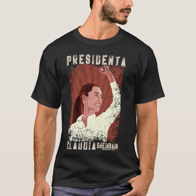 Camiseta Claudia Sheinbaum Presidenta 2024 (Frente)