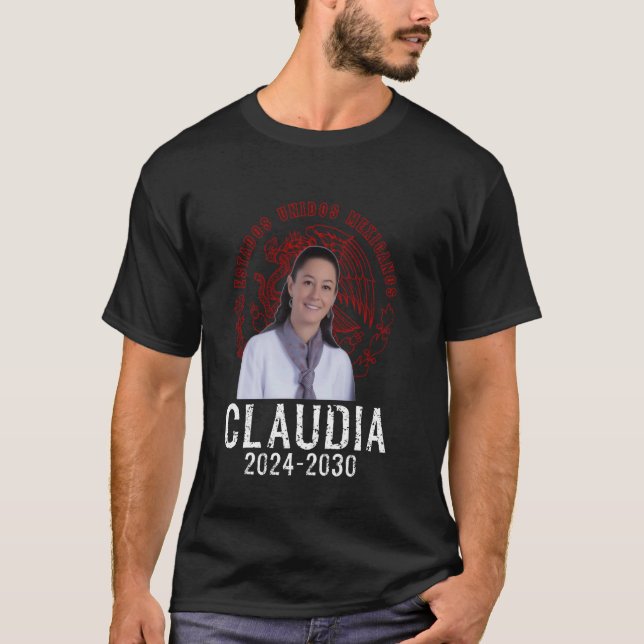 Camiseta Claudia Sheinbaum Presidente mexicano 2 (Frente)