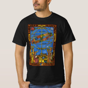 Camiseta Cláudio Ptolomeu Astrônomo, Celeste Vintage 