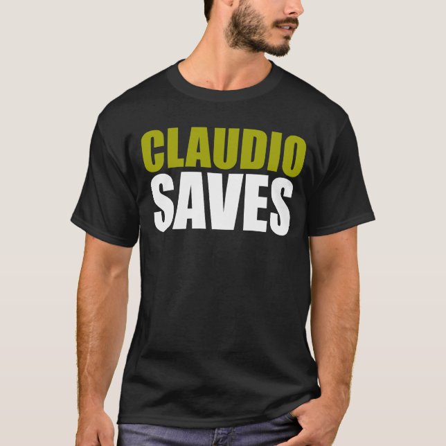 Camiseta Claudio salvar (Frente)