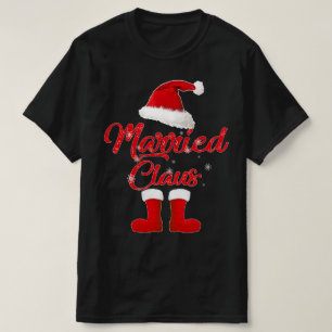 Camiseta Claus casal christmas
