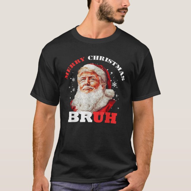 Camiseta Claus Retro Men Crianças (Frente)