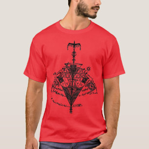 Camiseta Cláusula de ilustração do padrão de ornamentação g