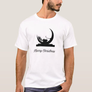 Camiseta Cláusula Santa espalhando o amor pela paz no Nata
