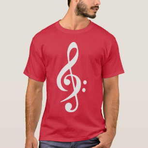 Camiseta Clave de Fá Chave de Sol Cruzada Amigo de Chaves M