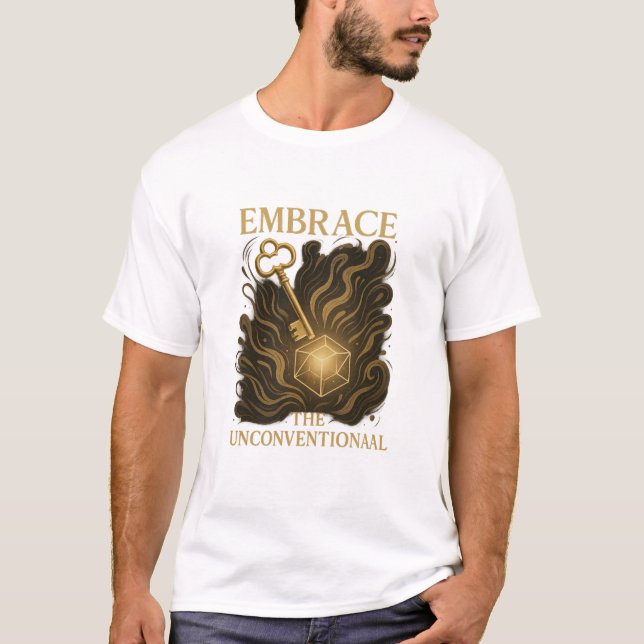 Camiseta Clave Dorada" – Serie de Símbolos para la Mente De (Frente)