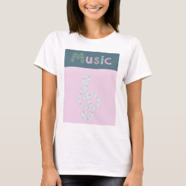 Camiseta clave tripla