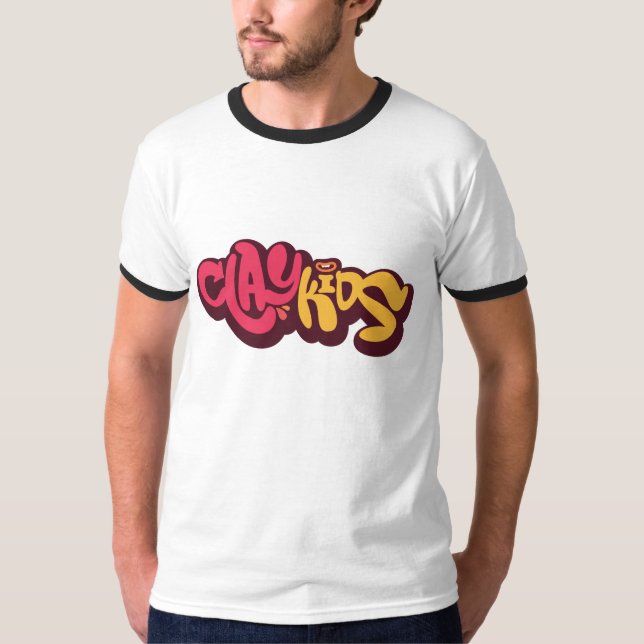 Camiseta Clay Kids logo (Frente)
