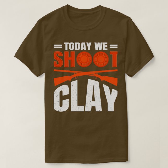 Camiseta Clay Pigeon 14 da Shotgun Trap (Frente do Design)