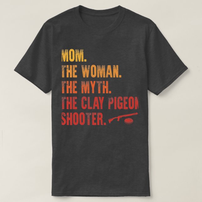 Camiseta Clay Pigeon 31 da Shotgun Trap (Frente do Design)
