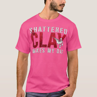 Camiseta Clay Quebrado Faz Meu Clay De Tiro De Clay