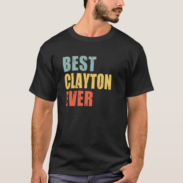 Camiseta Clayton Best Ever Clayton (Frente)