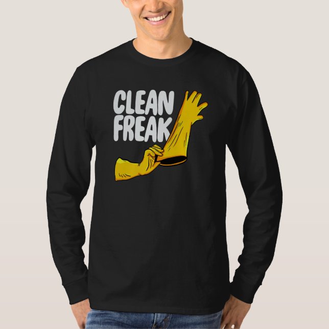 Camiseta Clean Freak Cleaner  Women Cleaning Team   4 (Frente)