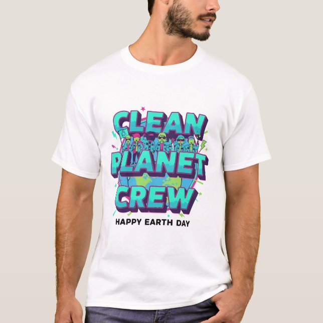 Camiseta Clean Planet Crew T-Shirt (Frente)