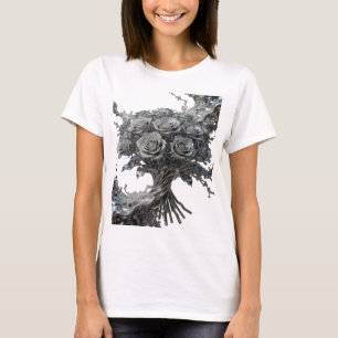 Camiseta Clean Silver ABSTRACT ART Statement