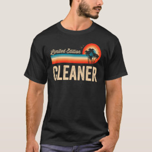 Camiseta Cleaner Birthday Retro Vintage Men Pai de Mulheres