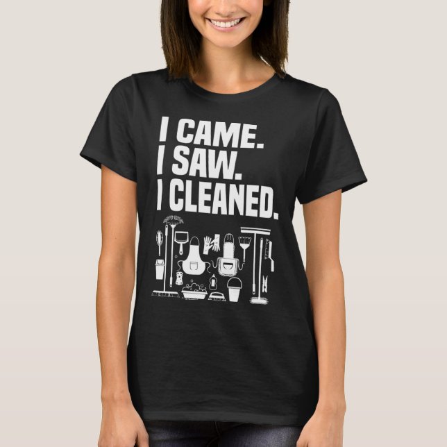 Camiseta Cleaning  House Cleaner And Housekeeper (Frente)