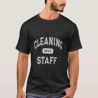Camiseta Cleaning Staff 2023 Custodian Housekeeper Cleaner